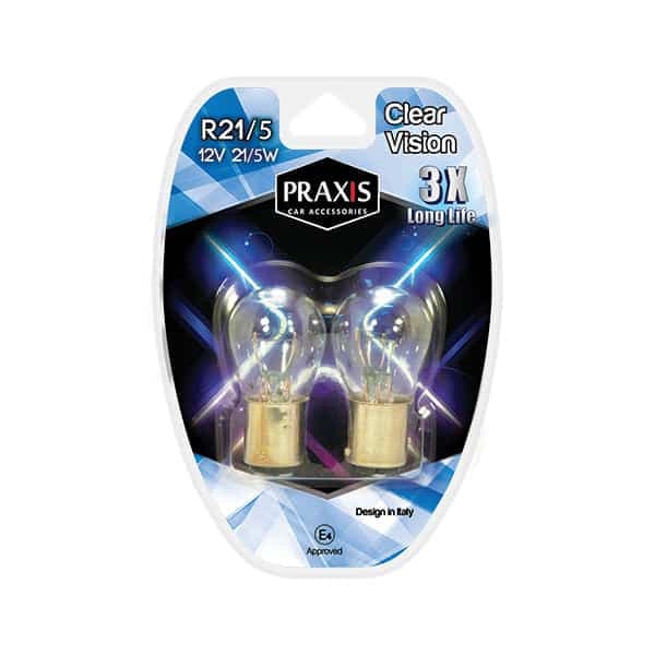 Авто сијалица Praxis - R21/5, 12V, 21/5W 52306