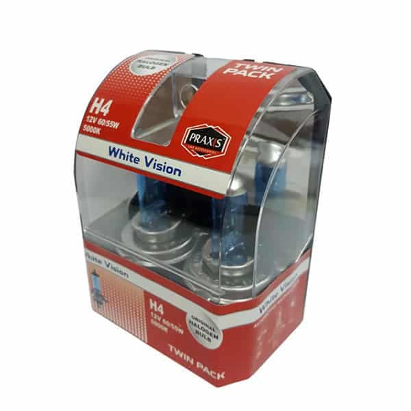 Халогена сијалица Praxis - H4, 12V, 60/55W, 5000K 52348