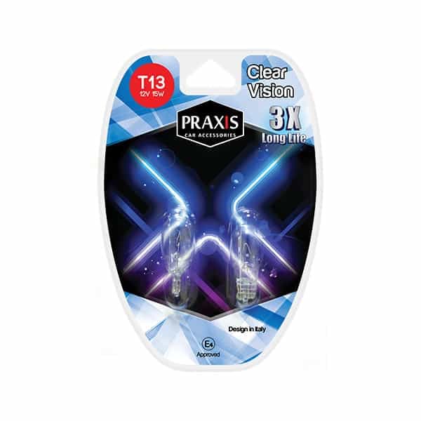 Убодна сијалица за трепкач Praxis - Т13, 12V, 15W 52504