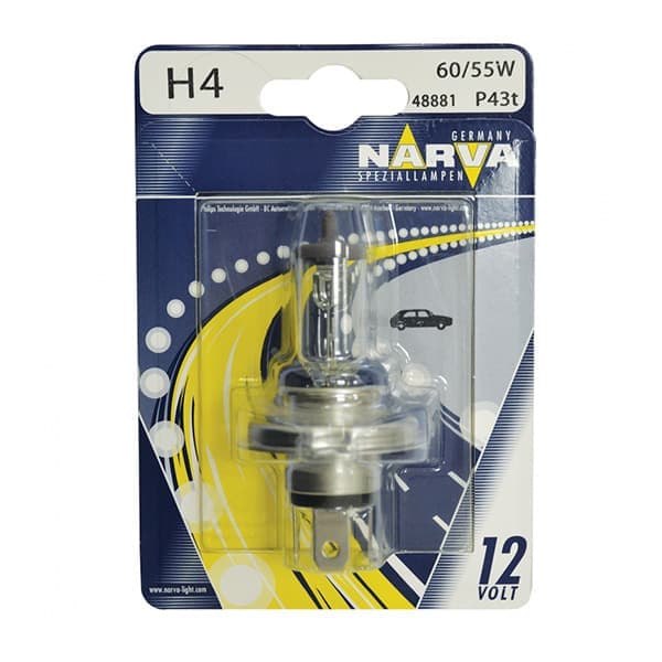 Сијалица Narva H4 60/55 12V blister 488818