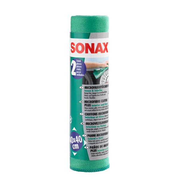 SONAX Микрофибер крпа за внатрешност и стакла -2ком. - 416541