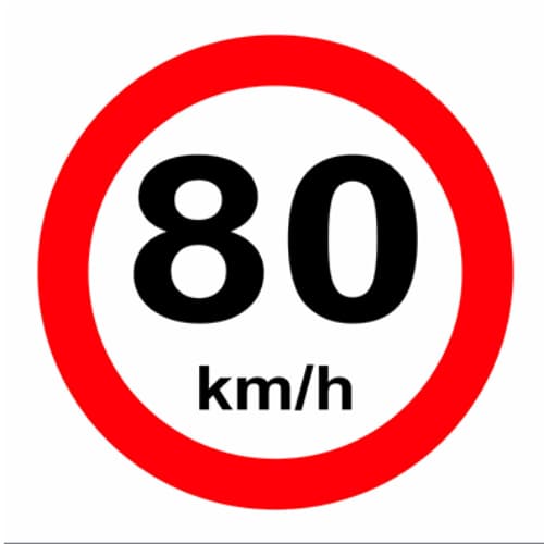Praxis Ознака ограничување 80 km - 4034
