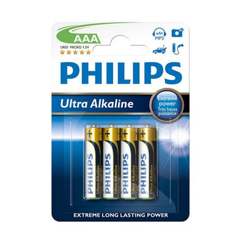 Philips батерии Ultra Алкални AAA - 4 ком. - 550363