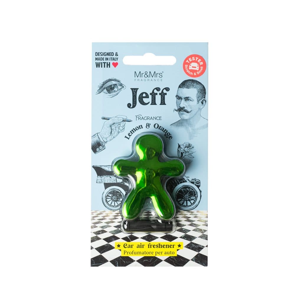 MrandMrs освежувач JEFF Chrome Lemon & Orange (Зелен) - 333485
