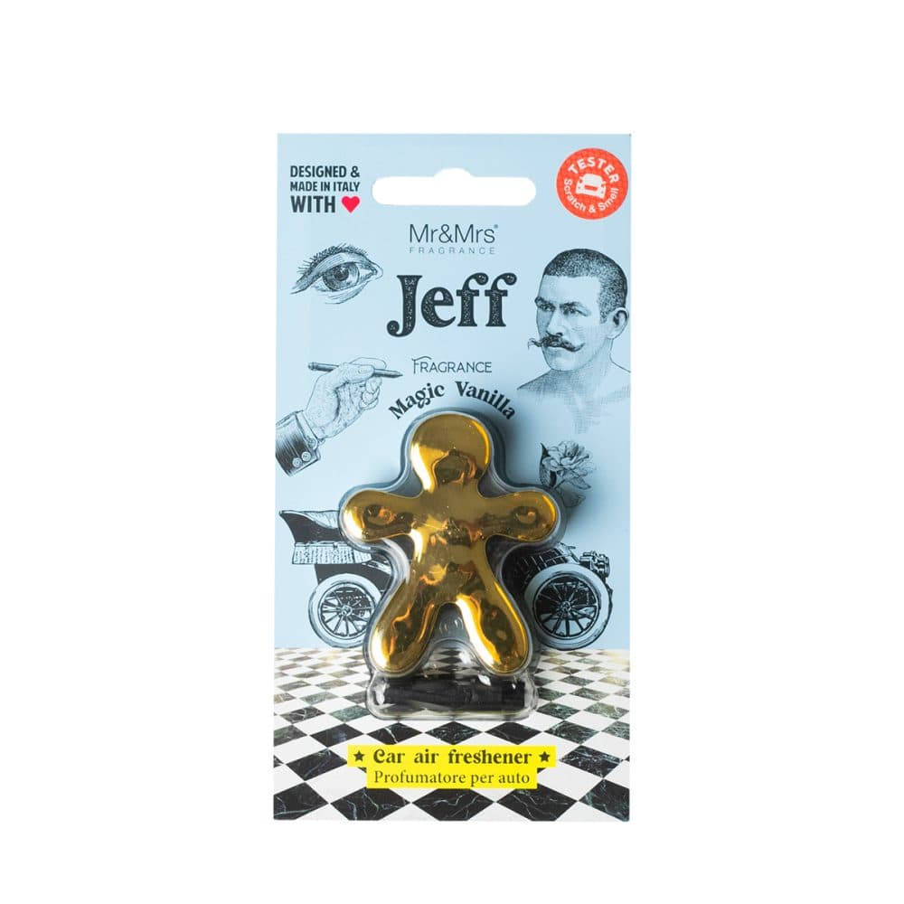 MrandMrs освежувач JEFF Chrome Magic Vanilla (Златен) - 333980