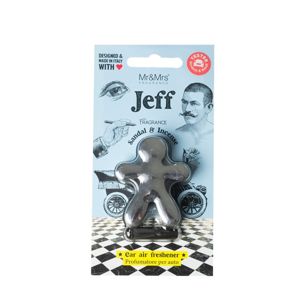 MrandMrs освежувач JEFF Chrome Sandal & Incense (Сребрен) - 333430