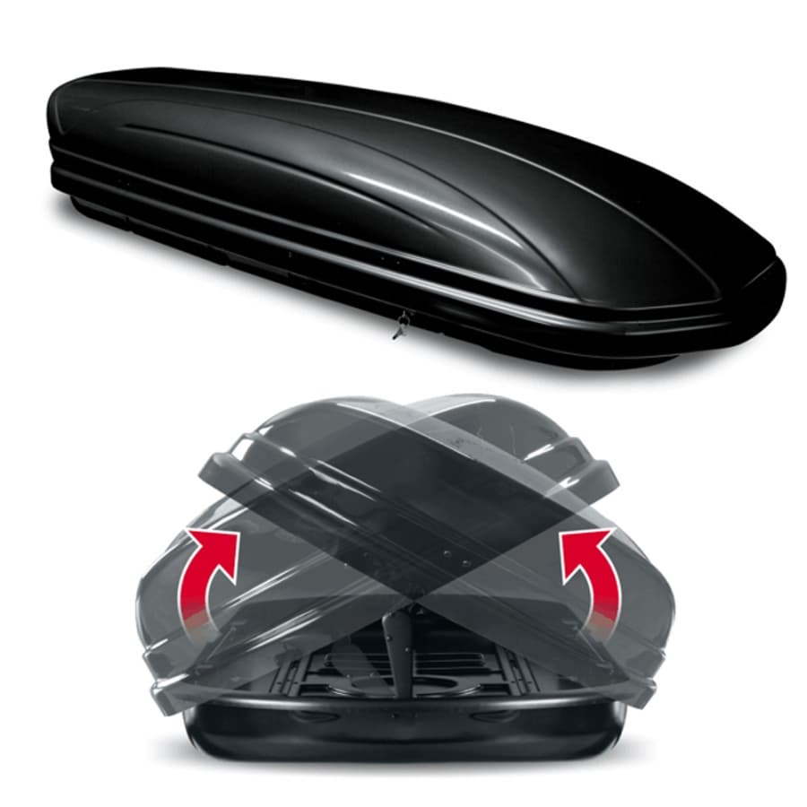 Кровен куфер Menabo - MANIA 460 DUO ABS црн