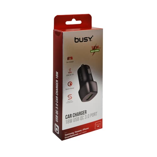 USB-A  полнач 18W BUSY 50726