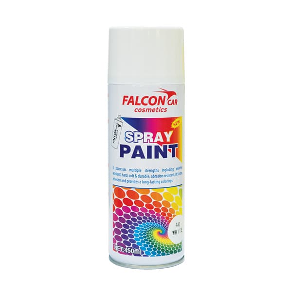 Спреј во боја Falcon бел, црн, сив 97011