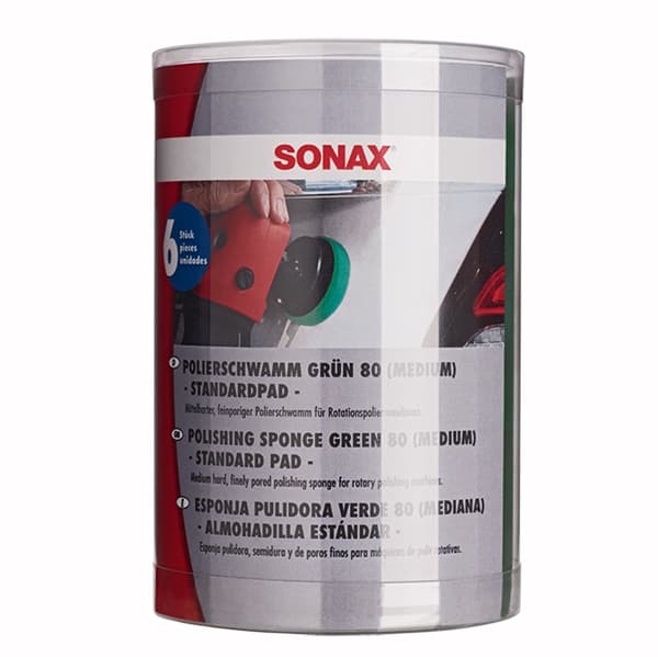 Сунѓер за полирање, зелен 80, медиум Sonax 493541