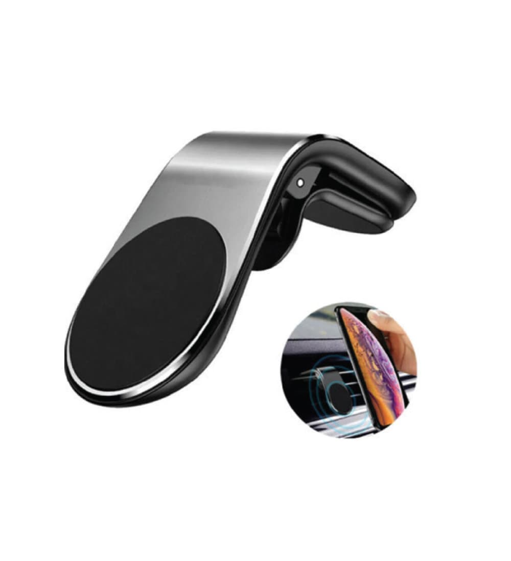 Busy® Magnetic car phone pholder (silver) - 506871