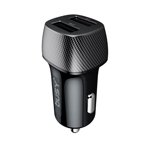 Busy® Dual USB Fast Car charger 2.4A- 50713