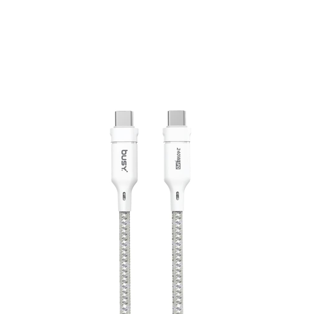 Busy® 240W Type-C to Type-C Cable 1.8m. - 50716
