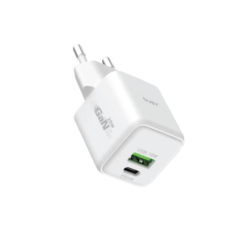 GAN Wall Charger 20W Двоен УСБ порт - 50782