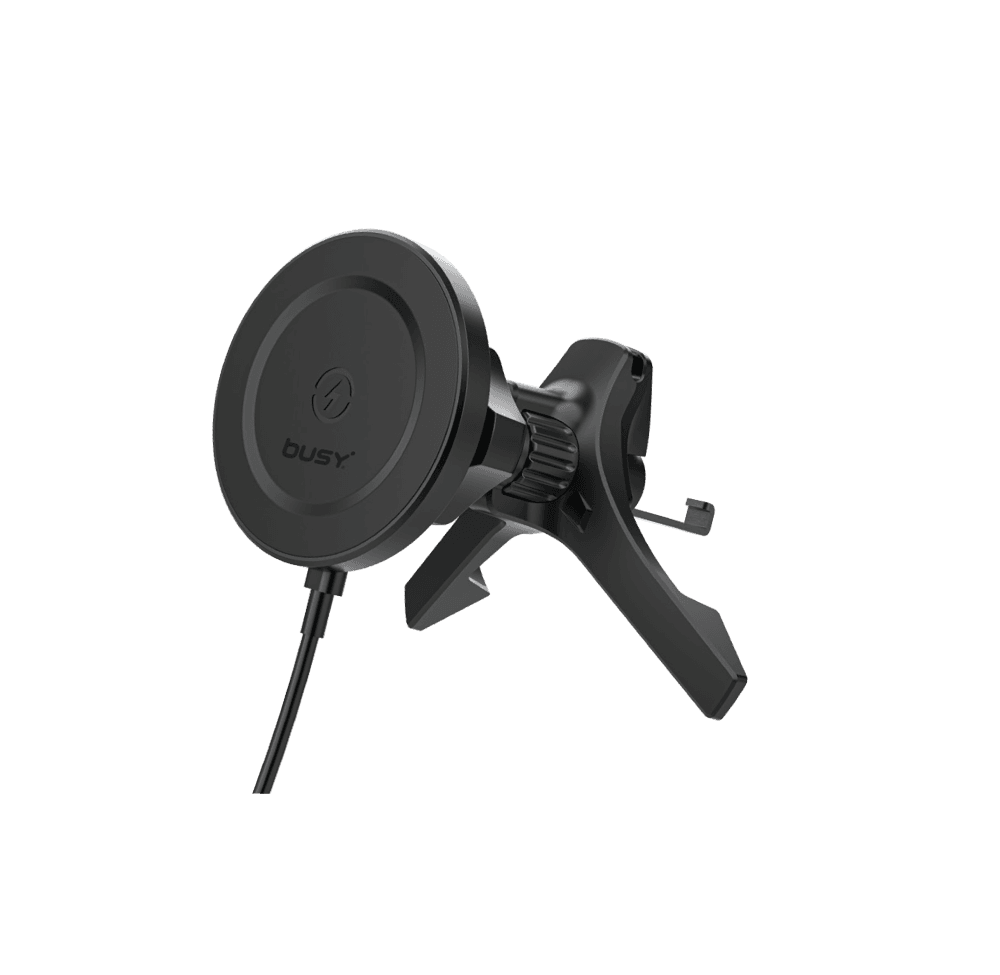 Busy® Magnetic Car Holder and Wireless Charger – 51055