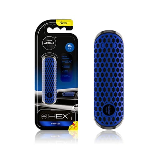 Освежувач АРОМА ПОЛИМЕР HEX new car 877061