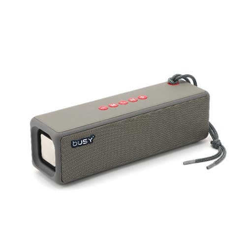 Busy® Portable Wireless Speaker (Gray) – 510372